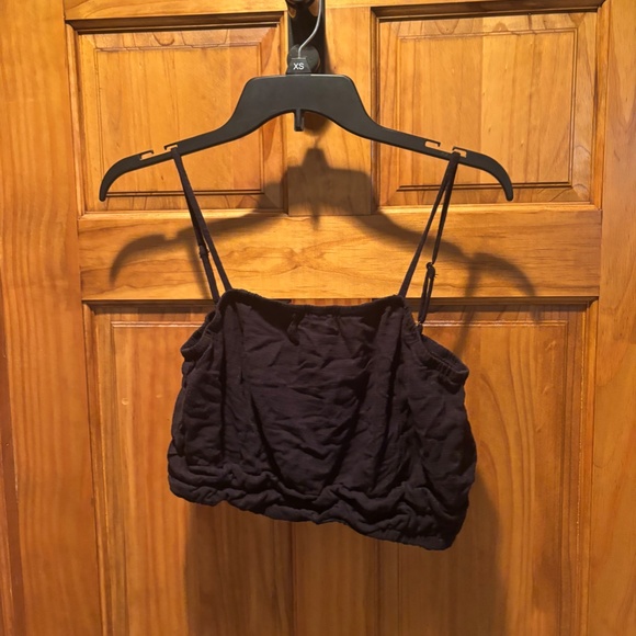 Urban Social Cropped Tank Top in Black Medium - Picture 2 of 5